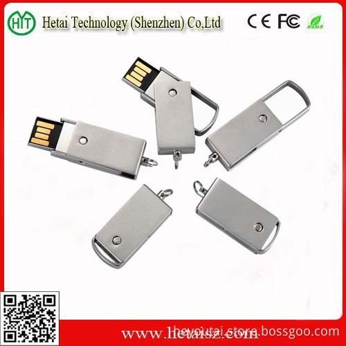 Bulk Swivel Mini USB Stick 8GB-32GB/Metal Mini USB Flash Drive with High Quality